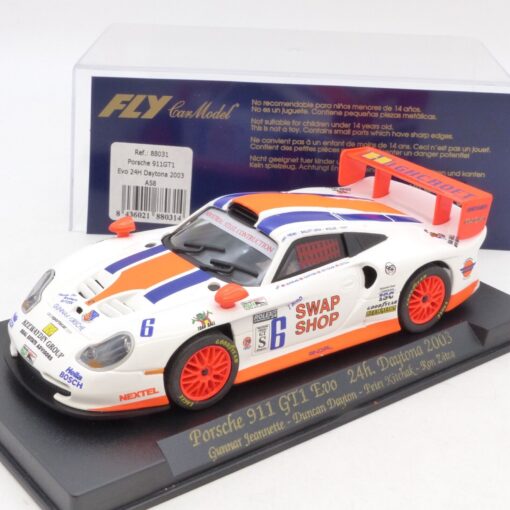 Fly Car Model Ref.: A58 Porsche 911 GT1 Evo 24h. Daytona 2003, in PC-Box EB8893