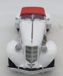 Franklin Mint 1:24 Auburn 851 Speedster 1935 weiß mit Verdeck in Tüte o. EX8585