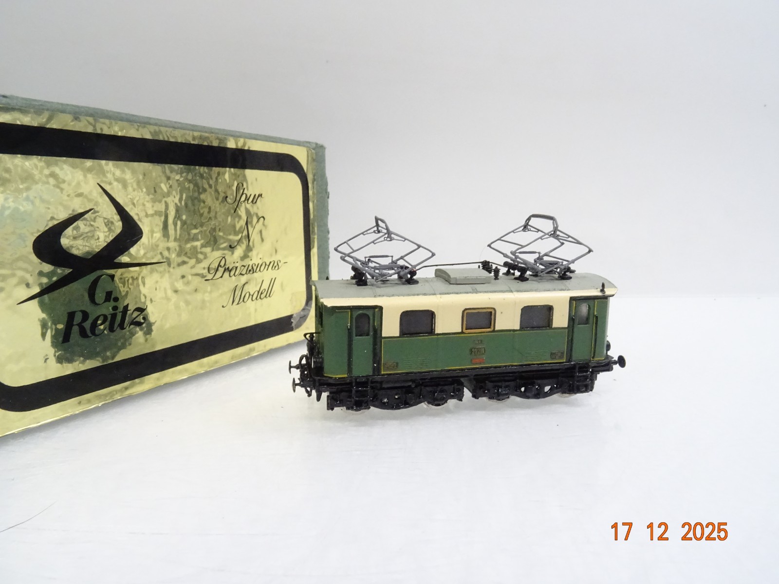 G.Reitz N Kleinserie E-Lok EG 1 mit 2 Motoren Rarität in OVP JL5190