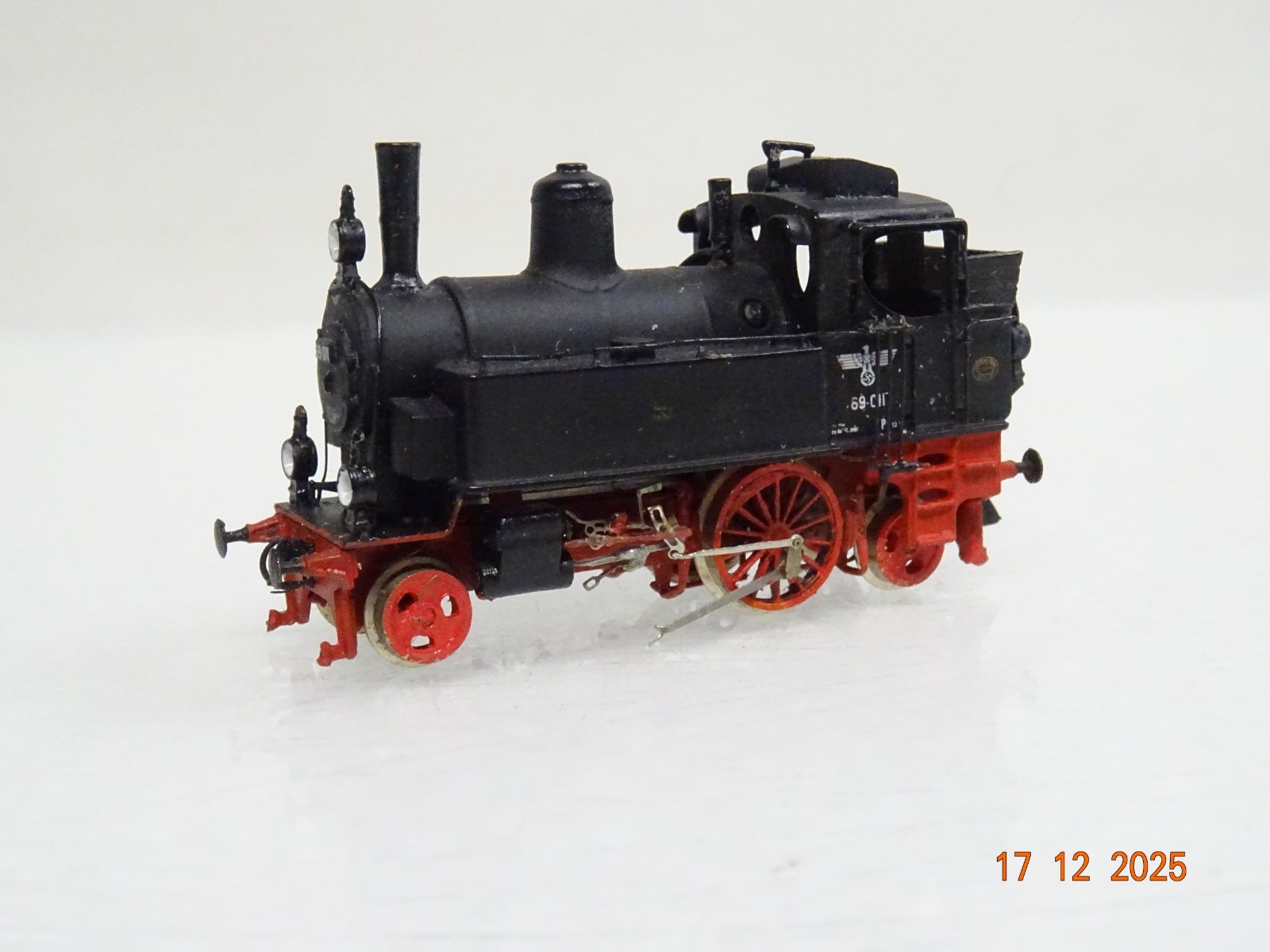 Hammerschmid N Kleinserie Dampflok BR 69 011 DRG Rarität in OVP Holzbox JL5185 – Bild 3