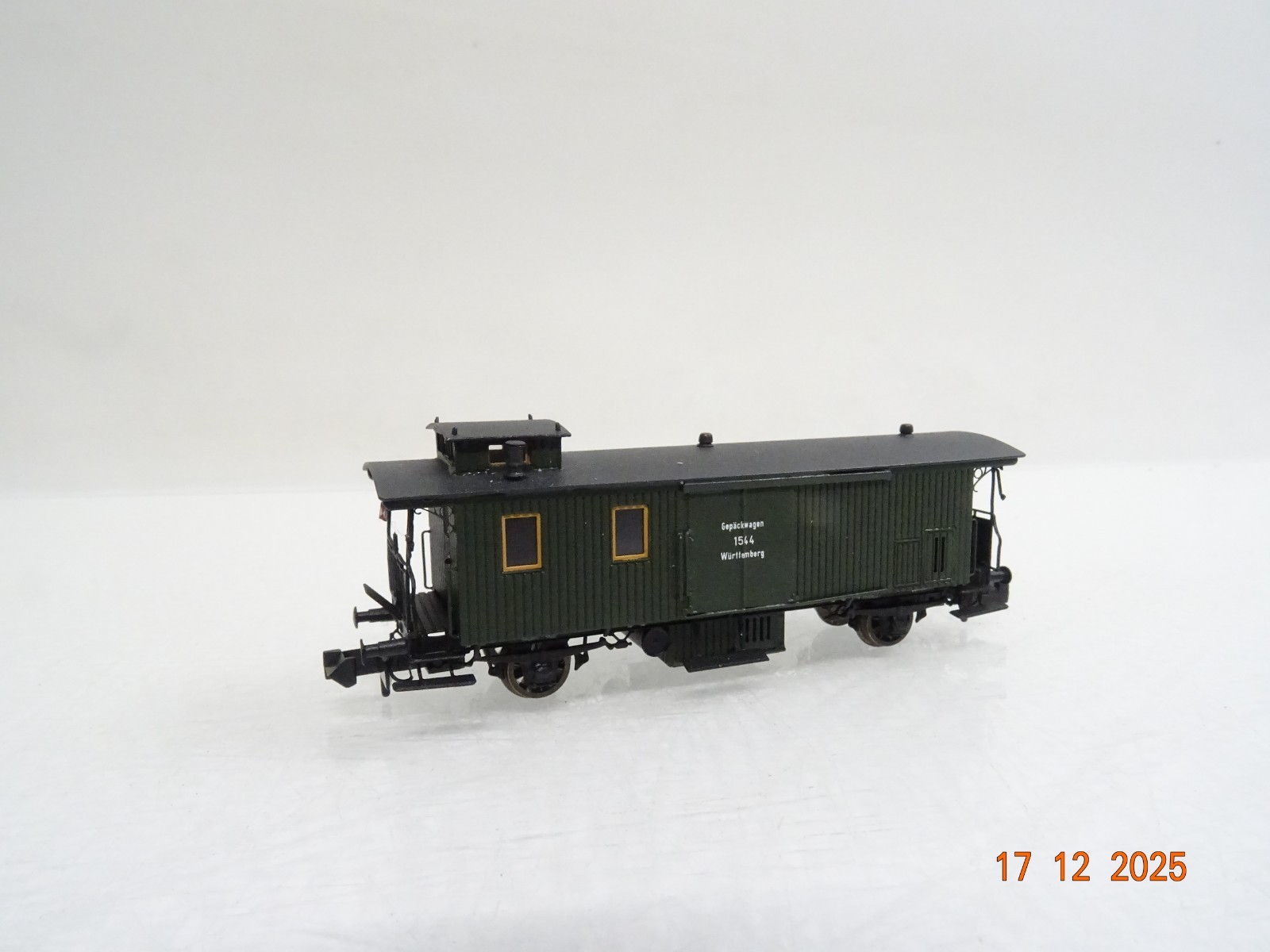 Hammerschmid N Kleinserie Rarität Packwagen Pwi Wü 09a in OVP Holzbox JL5187 – Bild 3