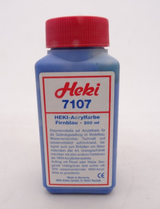 Heki 7107 Acrylfarbe Firnblau, 200ml in OVP QR6955