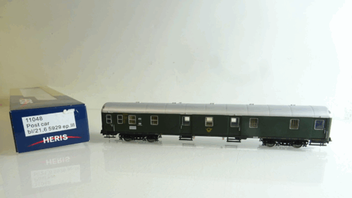 Heris H0 5929 Bahnpostwagen der DBP in OVP BH502