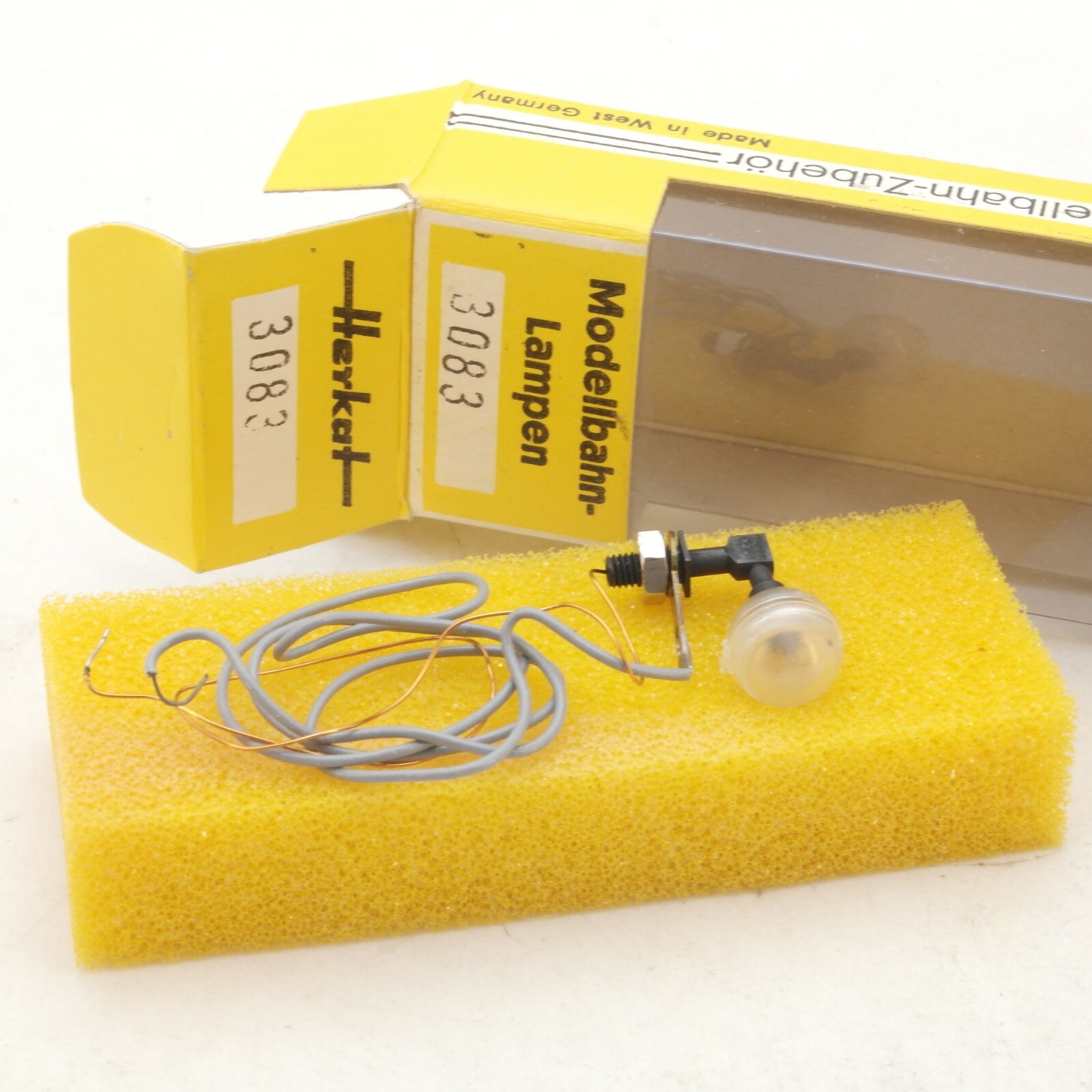 Herkat H0 3083 Modellbahn-Lampe in OVP RG4953 – Bild 3