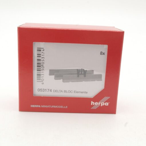 Herpa 1:87 053174 DELTA BLOC Elemente neuwertig in OVP QR9145