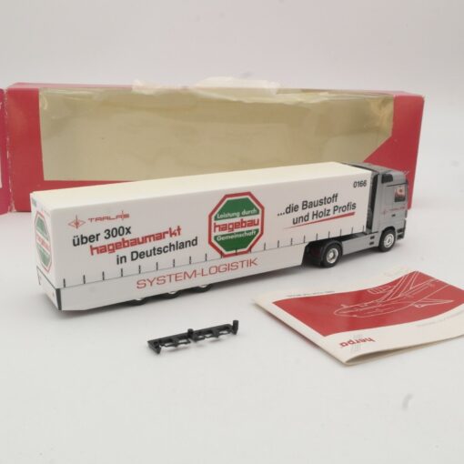Herpa 1:87 148832 MB Actros LH Sattelzug Hagebau, siehe Foto in OVP QR6202 – Bild 3