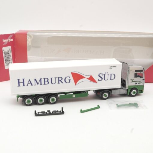 Herpa 1:87 150811 MAN TGA XXL Sattelzug Hamburg-Süd in OVP QR8282 – Bild 3