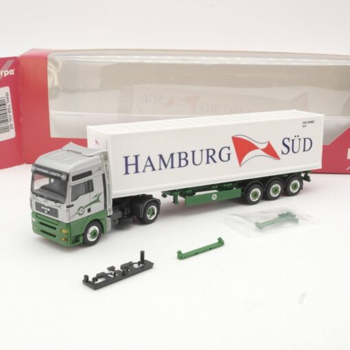 Herpa 1:87 150811 MAN TGA XXL Sattelzug Hamburg-Süd in OVP QR8282