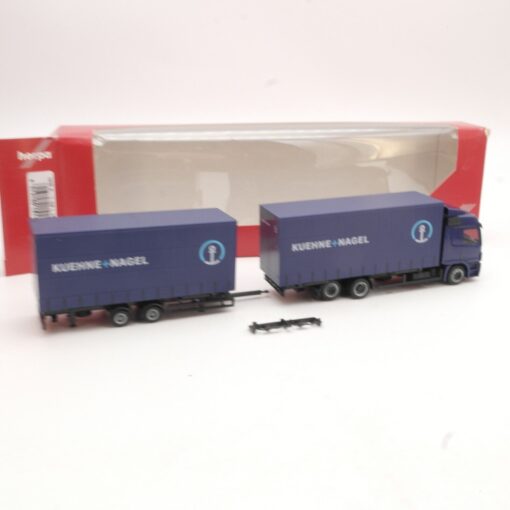 Herpa 1:87 151139 MB Actros Hängerzug Kühne & Nagel in OVP QR8326 – Bild 3