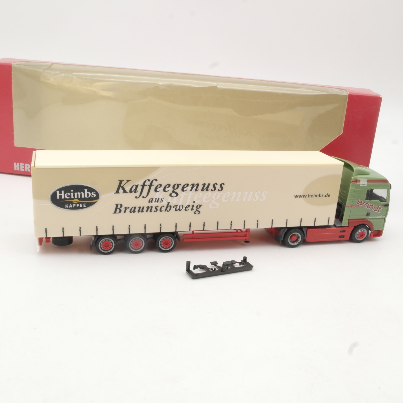 Herpa 1:87 152044 MAN TGA Jumbosattelzug Wandt Braunschweig in OVP RR5399 – Bild 3