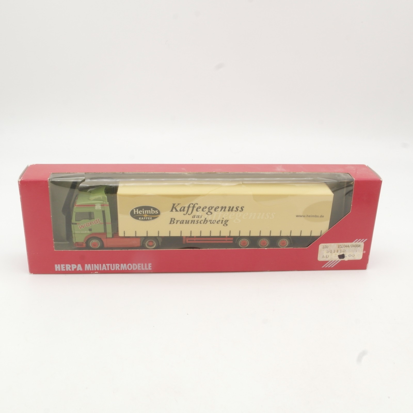 Herpa 1:87 152044 MAN TGA Jumbosattelzug Wandt Braunschweig in OVP RR5399 – Bild 4