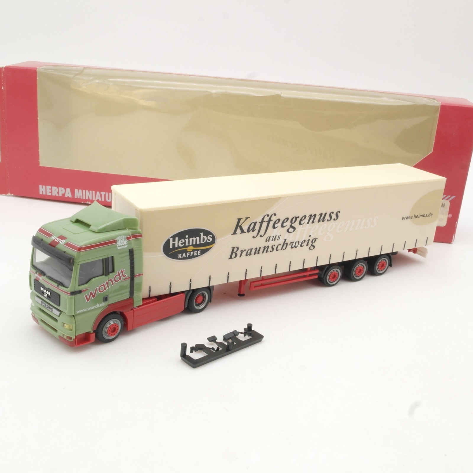 Herpa 1:87 152044 MAN TGA Jumbosattelzug Wandt Braunschweig in OVP RR5399