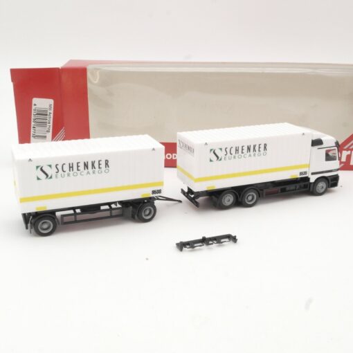 Herpa 1:87 187732 MB Actros Hängerzug Schenker Eurocargo in OVP QR7679 – Bild 3