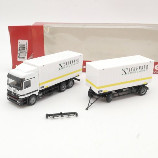 Herpa 1:87 187732 MB Actros Hängerzug Schenker Eurocargo in OVP QR7679