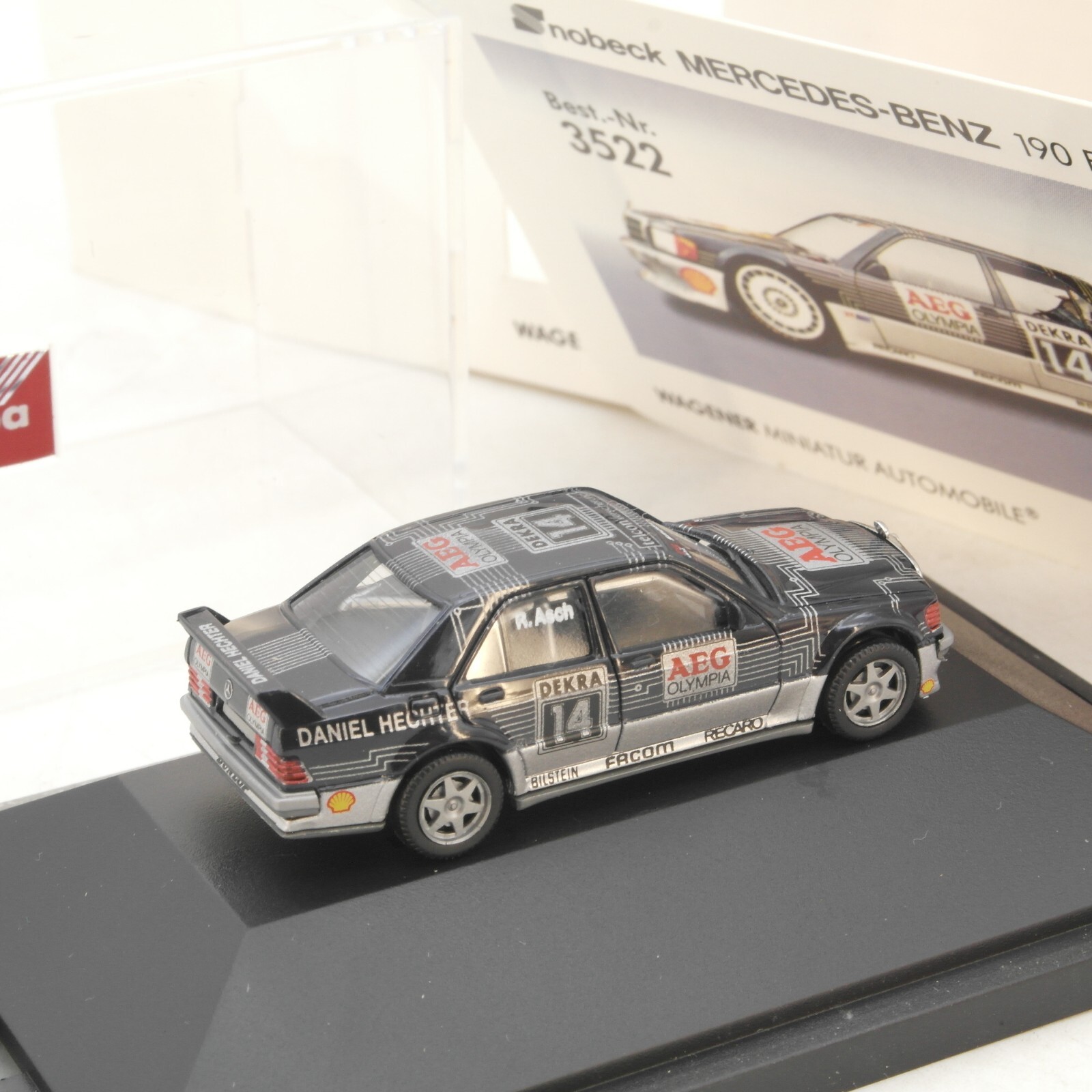 Herpa 1:87 3522 AMG Mercedes-Benz 190 E 2,5 #14 in OVP RG4354 – Bild 3