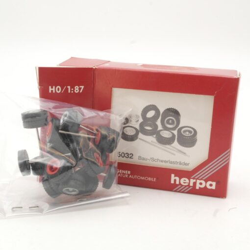 Herpa 1:87 5032 Bau/ Schwerlasträder neuwertig in OVP QR9159