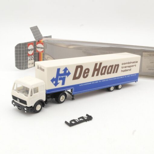 Herpa 1:87 811 260 Mercedes Benz Sattelzug DE Haan in OVP RR126