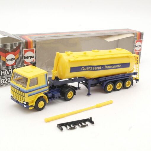 Herpa 1:87 822500 Scania Silo-Tanksattelzug Quarzsand in OVP RR149