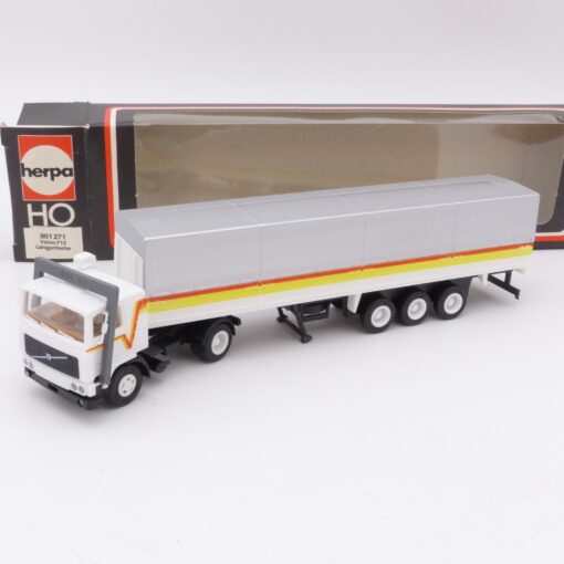Herpa 1:87 901271 Volvo F12 Langpritschen Sattelzug neutral in OVP EX7297