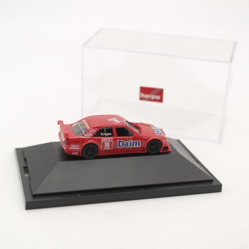 Herpa 1:87 AMG Mercedes C 180 Krages Hockenheim 1995 in PC Box RR1900 – Bild 3