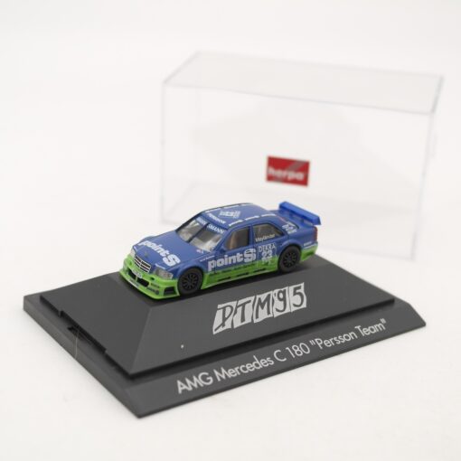 Herpa 1:87 AMG Mercedes C180 Persson Team DTM 95 in PC Box RR1890