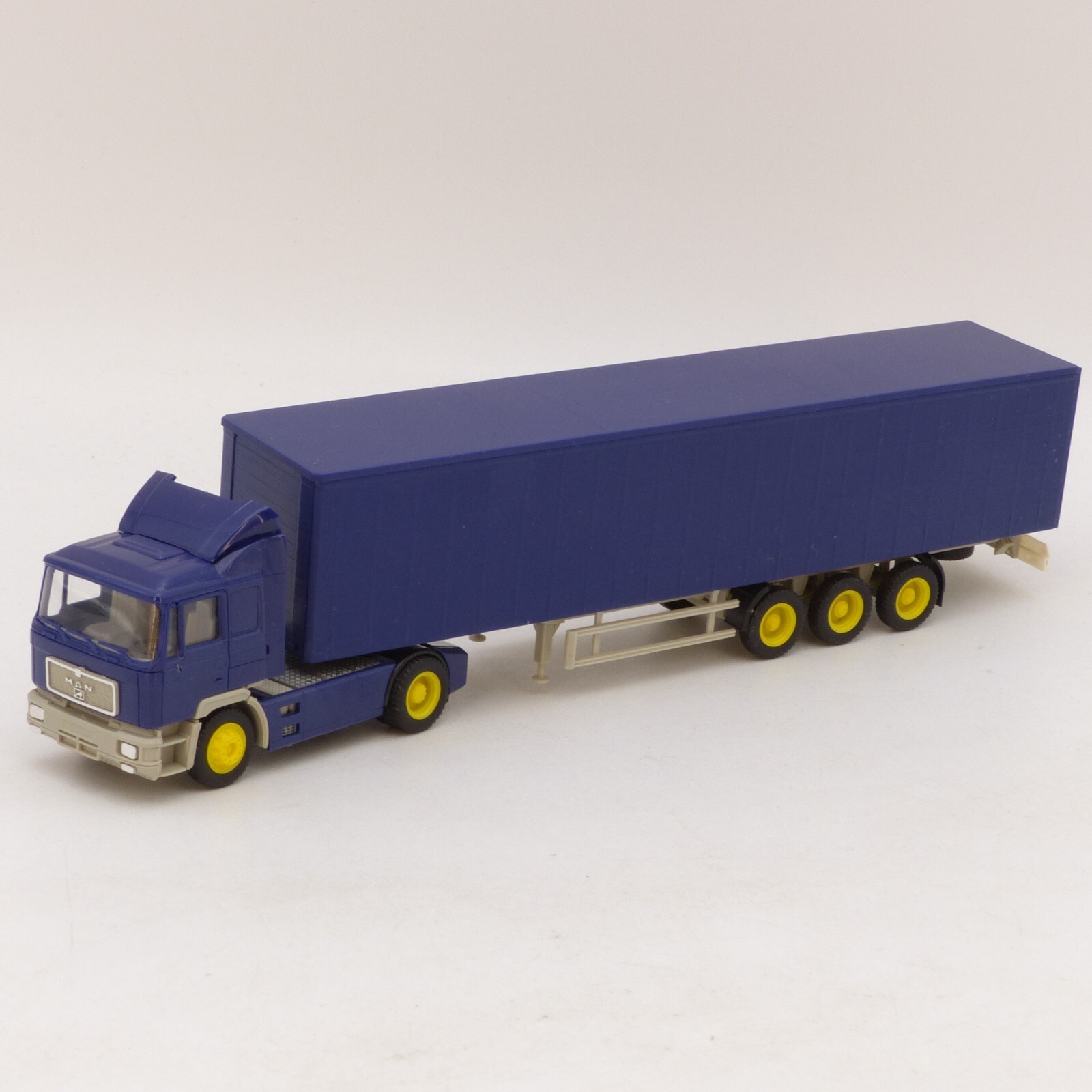 Herpa 1:87 MAN F90 Sattelzug dunkelblau neutral, siehe Bilder o. EX55