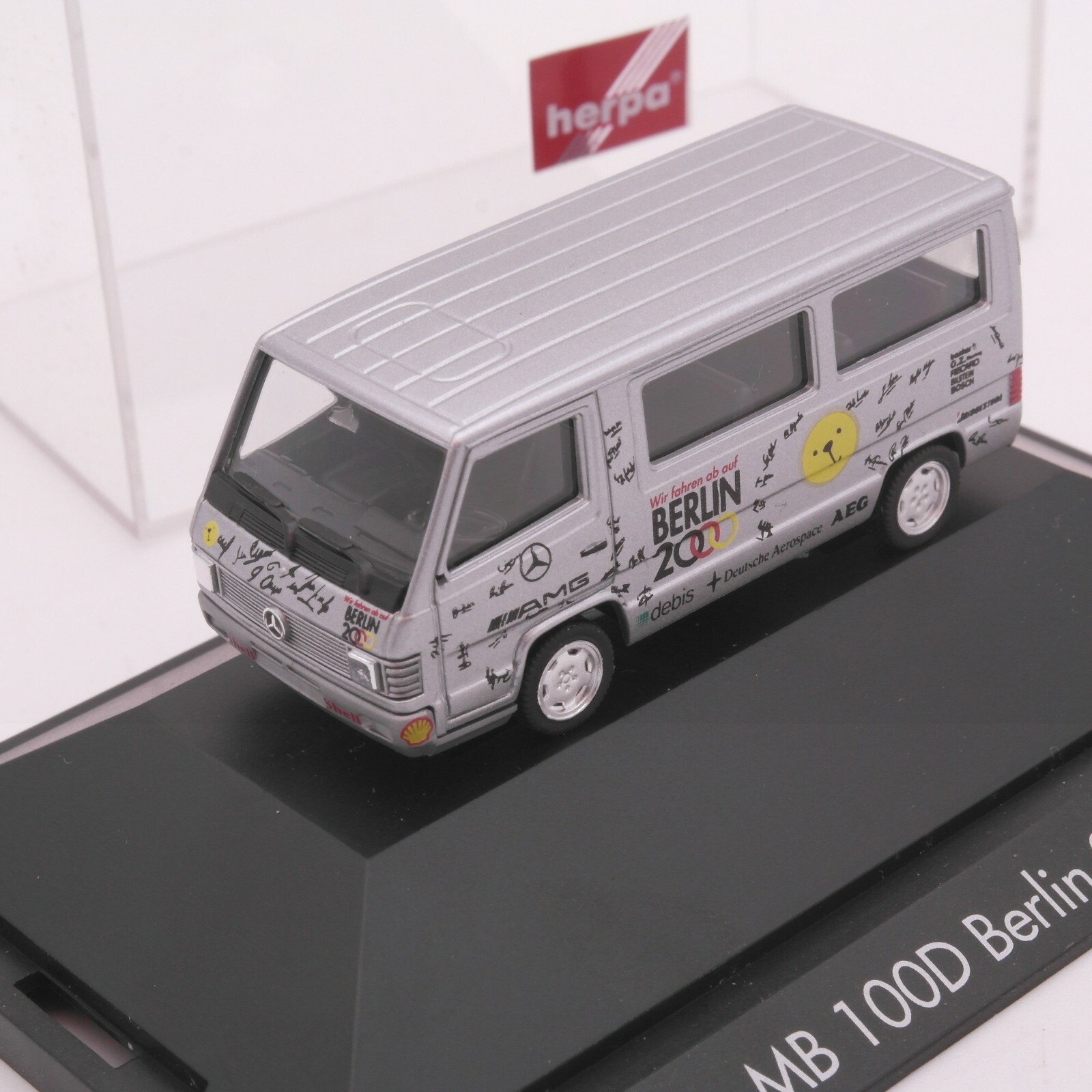 Herpa 1:87 MB 100D Bus Berlin 2000 in PC Box RT2413