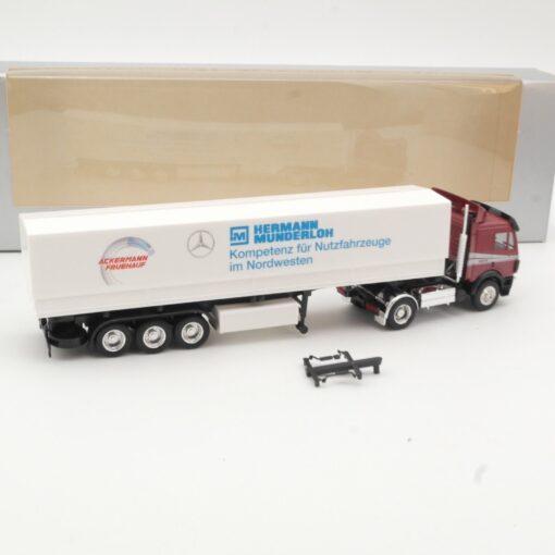 Herpa 1:87 MB 1850 Sattelzug Hermann Munderloh in OVP QR5881 – Bild 3