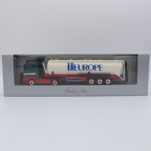 Herpa 1:87 MB Actros Kippsilo-Sattelzug LII Europe / Franz Fischer, in OVP EB93 – Bild 4