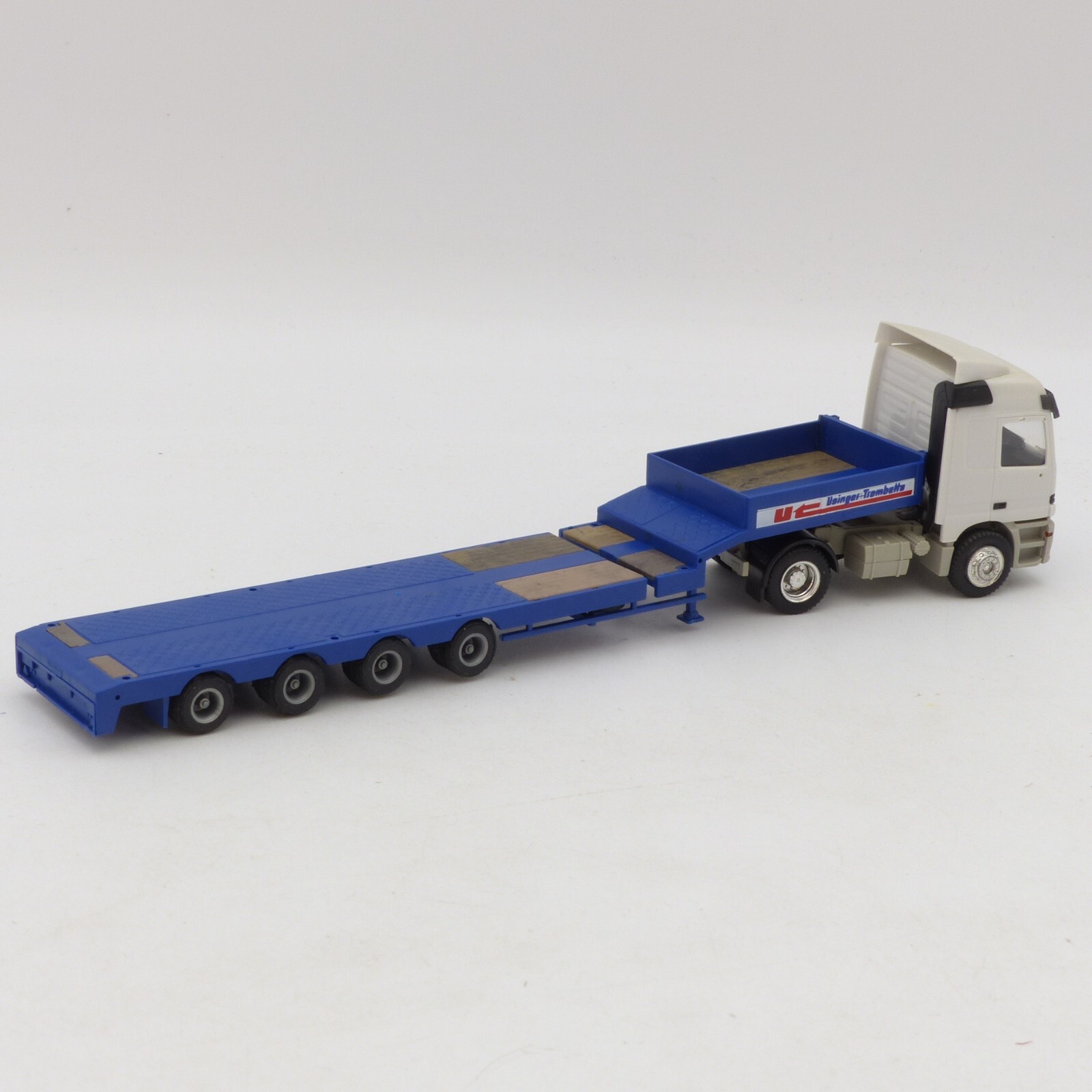 Herpa 1:87 MB Actros Tieflader-Sattelzug UT / Bahntrans, siehe Bilder o. EX1070 – Bild 3