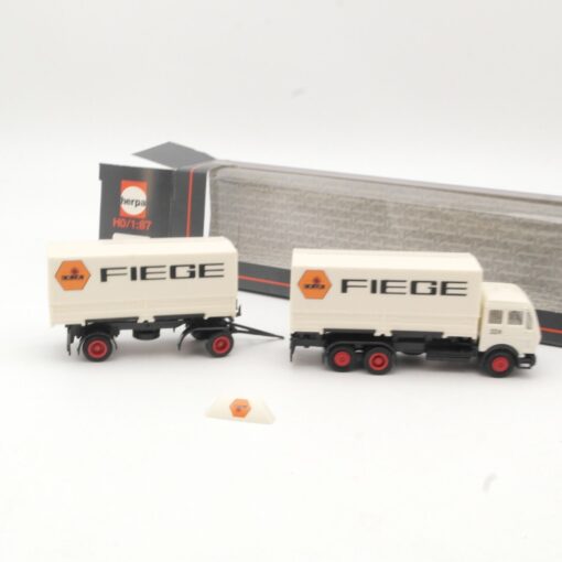 Herpa 1:87 MB NG Wechselpritsche Fiege in OVP RR123 – Bild 3