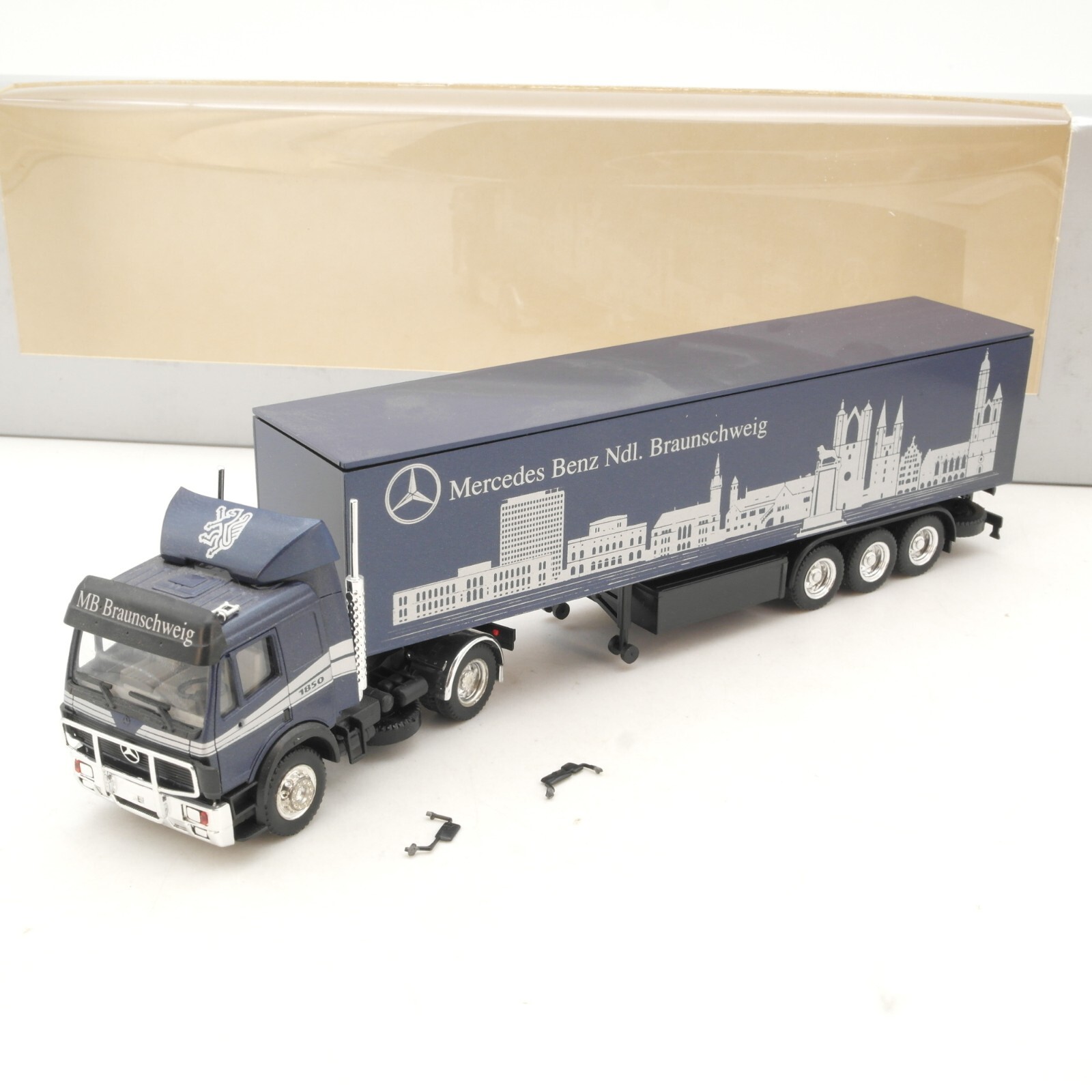 Herpa 1:87 MB Sattelzug Niederlassung Braunschweig in OVP QR1187