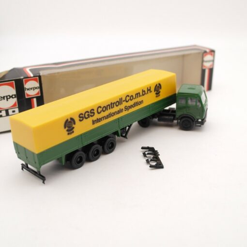 Herpa 1:87 MB Sattelzug SGS Controll-Co in OVP RI1471 – Bild 3