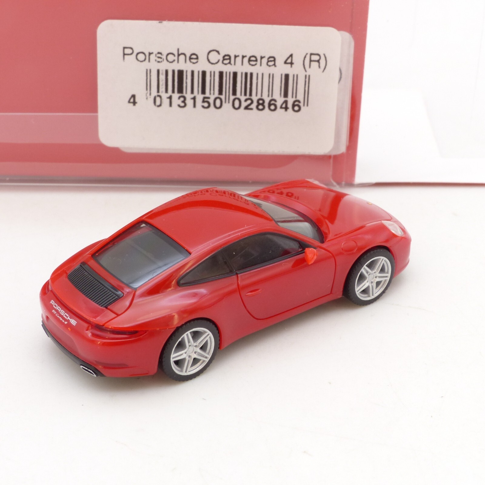 Herpa 1:87 Nr.: 028646 Porsche Carrera 4 (R) rot, in OVP EX1230 – Bild 3