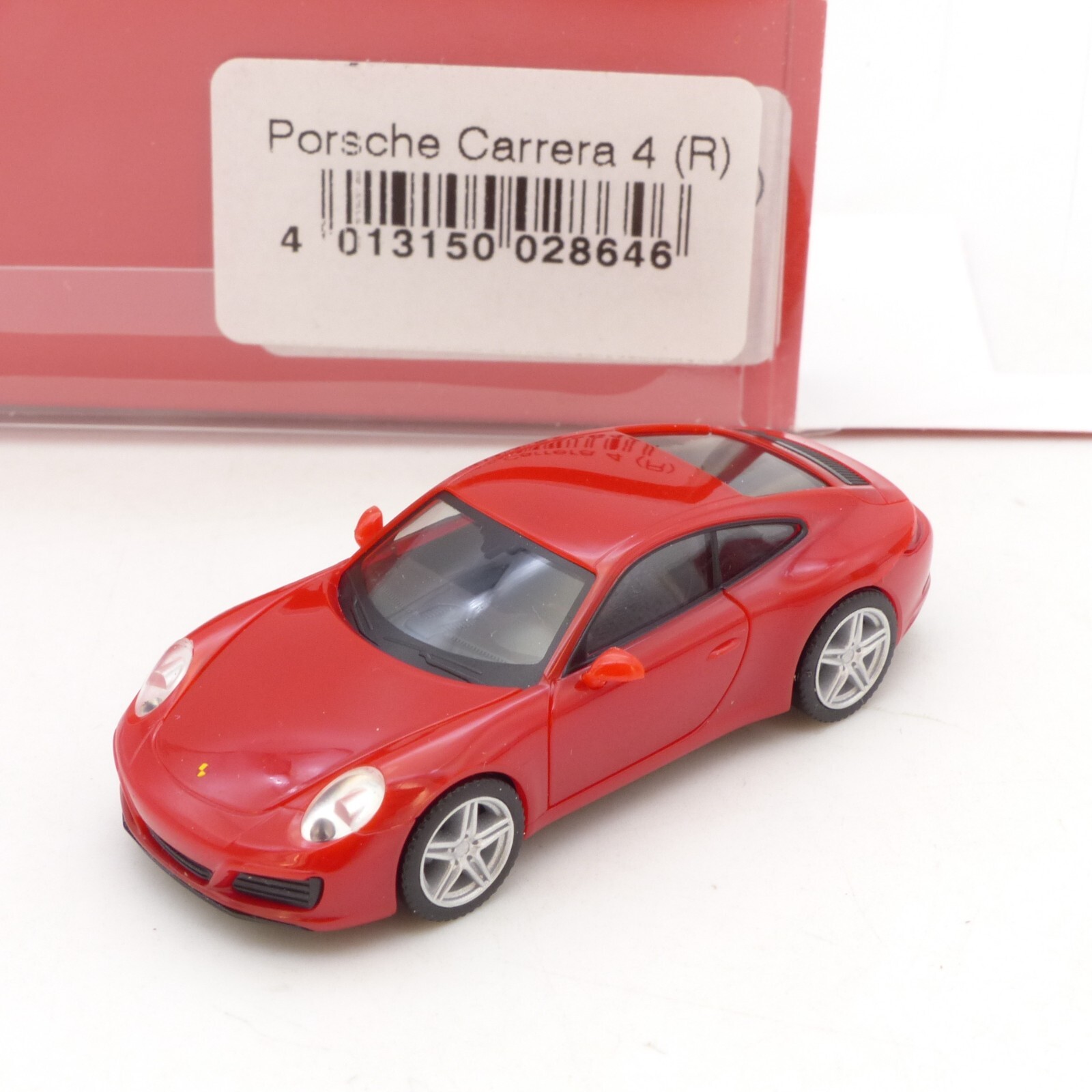Herpa 1:87 Nr.: 028646 Porsche Carrera 4 (R) rot, in OVP EX1230