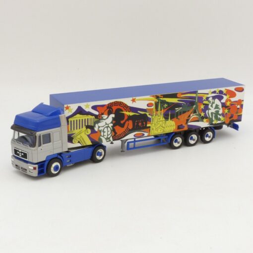 Herpa 1:87 Nr.: 045254 MAN F2000 HD Sattelzug ART COLLECTION, s. Bilder o. EX864