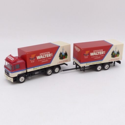 Herpa 1:87 Nr.: 173605 MAN F90 Hängerzug Walter KG, siehe Bilder o. EX861