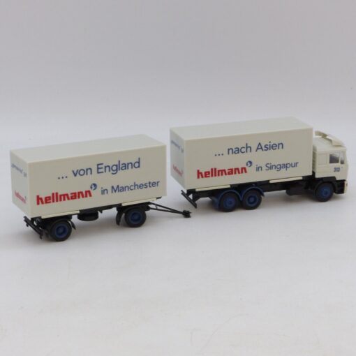 Herpa 1:87 Nr.: 177573 MAN F2000 Hängerzug Hellmann, siehe Bilder o. EB8298 – Bild 3