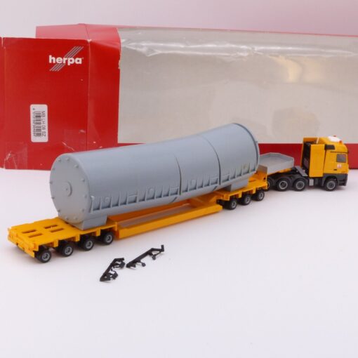 Herpa 1:87 Nr.: 304054 MB Actros Tieflade-Sattelzug mit Ladung, in OVP EX2201 – Bild 3