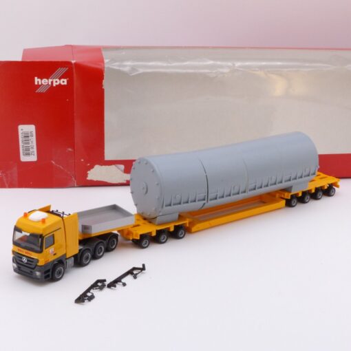 Herpa 1:87 Nr.: 304054 MB Actros Tieflade-Sattelzug mit Ladung, in OVP EX2201