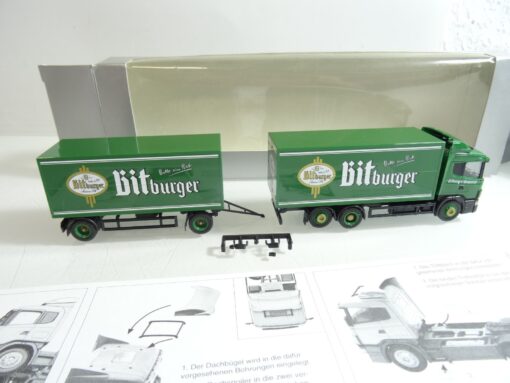 Herpa 1:87 Scania Hängerzug Bitburger Pils in OVP RR324 – Bild 3