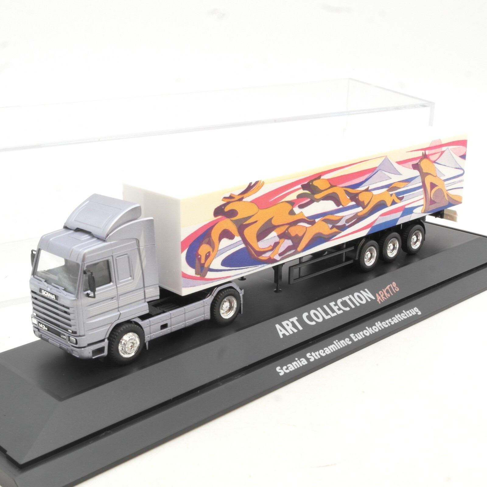 Herpa 1:87 Scania Streamline Sattelzug Art Collection Arktis in PC Box RG1715