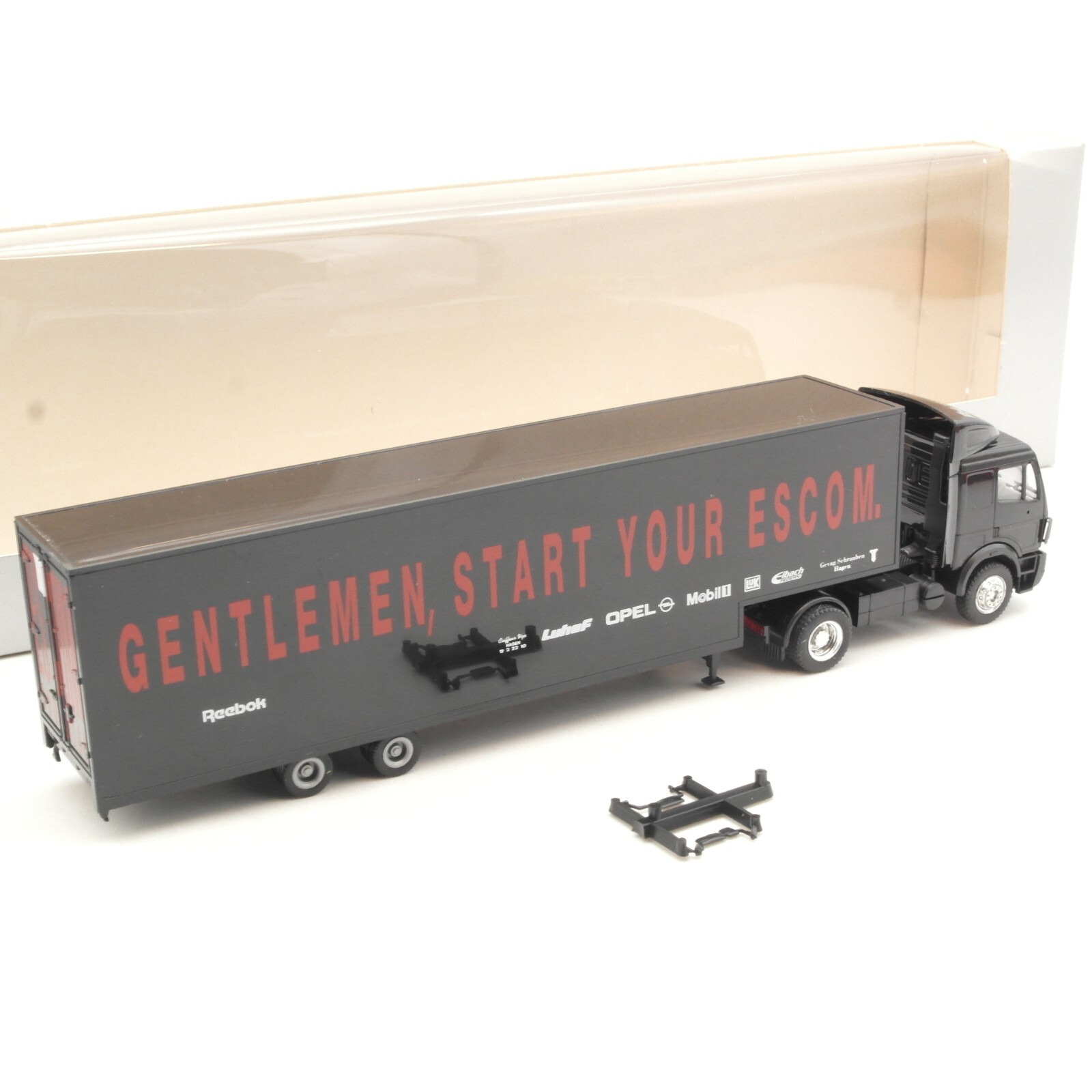 Herpa 1:87 SoMo MB SK Sattelzug Gentleman Escom in OVP RA7989 – Bild 3