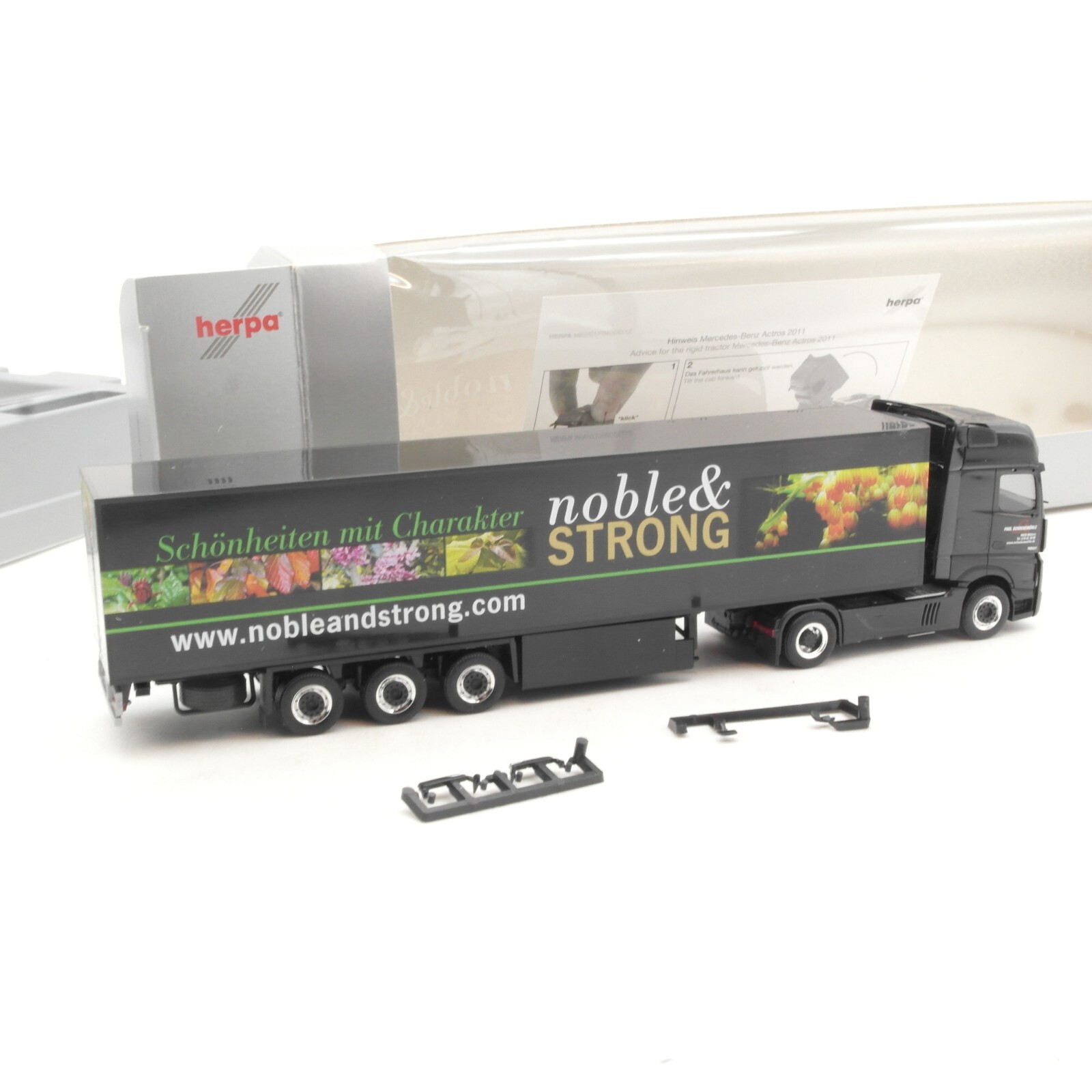 Herpa 1:87 SoMo MB Sattelzug noble & Strong in OVP RA9430 – Bild 3