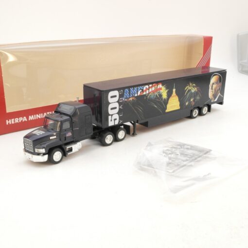 Herpa 1:87 US Truck 500 YEAR AMERICA Capitol mit Busch in OVP RG4252