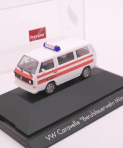 Herpa 1:87 VW Caravelle Berufsfeuerwehr München in PC Box RT4631