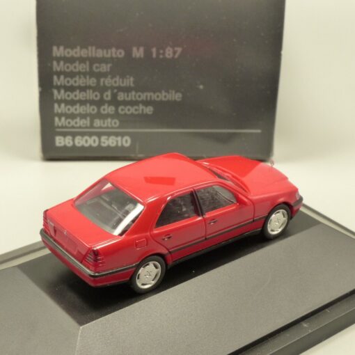 Herpa 1:87 Werbemodell Mercedes Benz C 220 rot in OVP EX3604 – Bild 3