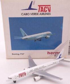 Herpa Wings 1:500 Boeing 757 TACV Cabo Verde Airlines 503723 in OVP EA2070
