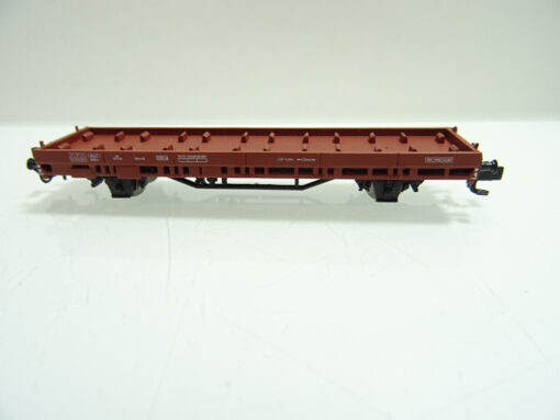 Hobbytrain N H23819 Flachwagen ohne LKW der DB  Ep III in OVP AR7029 – Bild 3