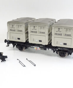 Hübner Spur 1 2051b Behältertragwagen BTmms51 der DB in OVP LE2018